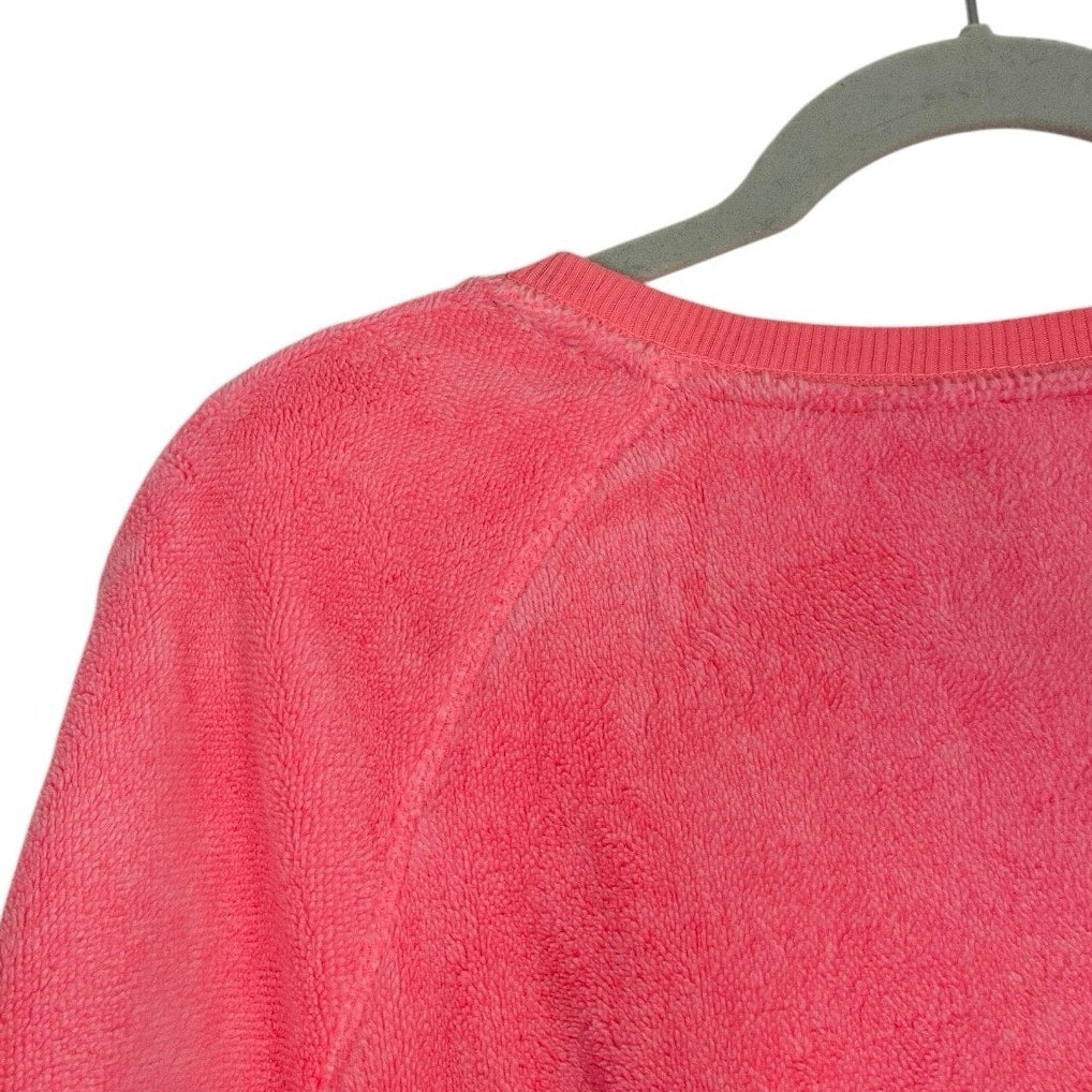 SO Intimates Vibrant Pink Soft Fluffy Fur Long Sleeve Top