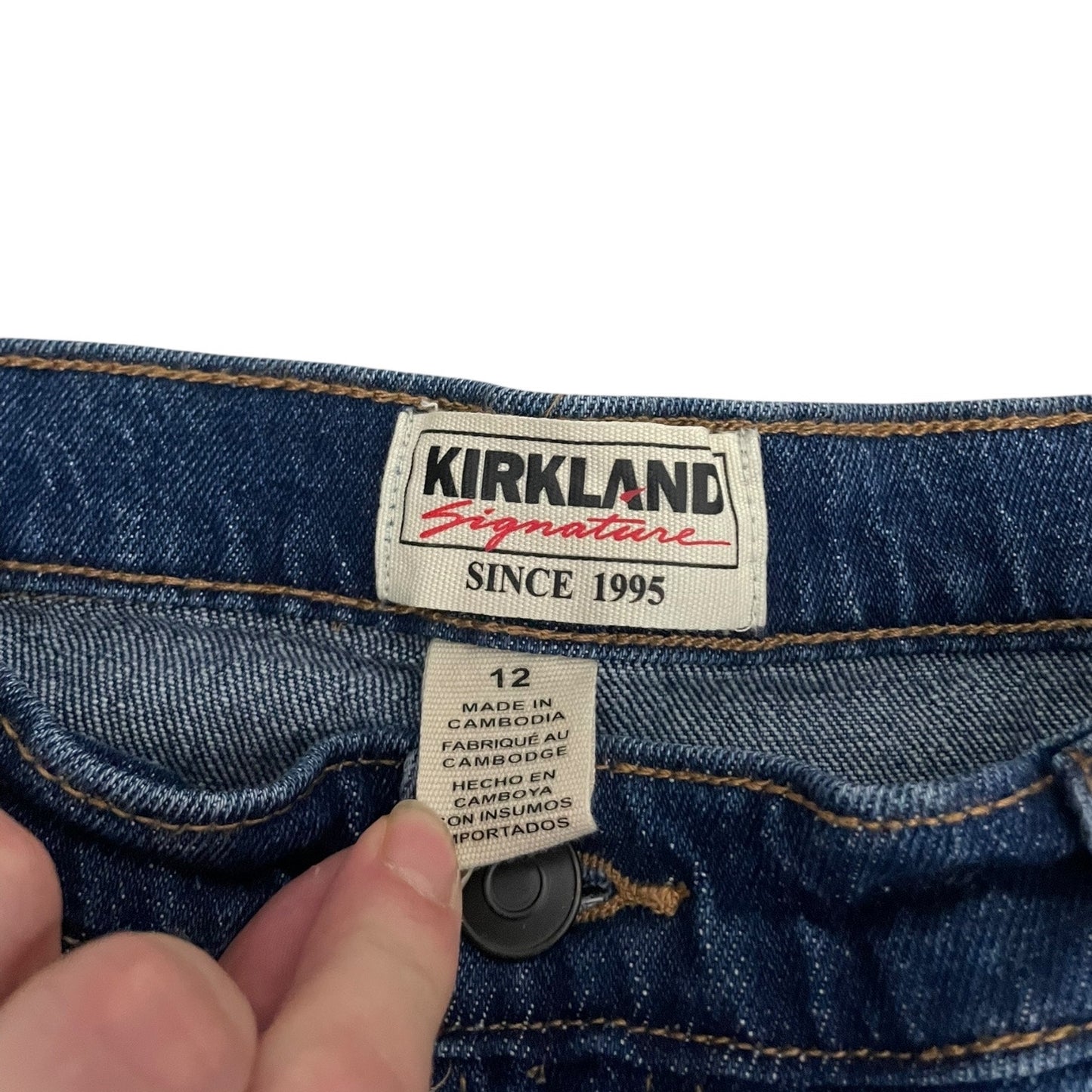 Kirkland Signature High-Rise Straight Fit Jeans