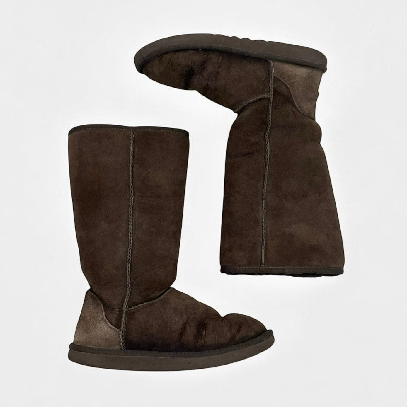 UGG Brown Fluffy Winter Boots