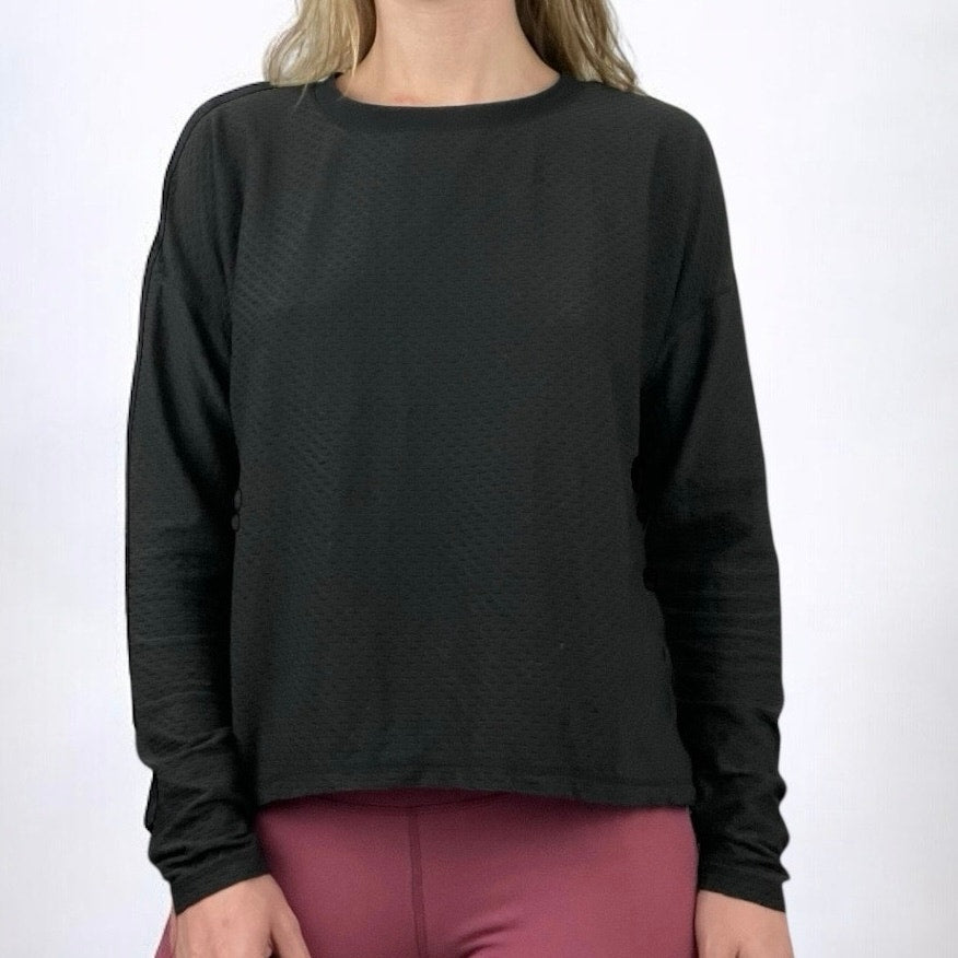 CALIA by Carrie Underwood Black Athletic Long Sleeve Top