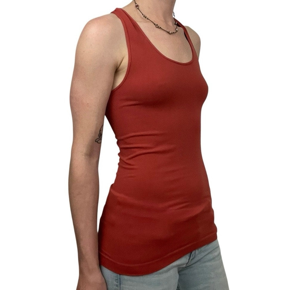 Nikibiki Burnt Orange Racerback Tank Top
