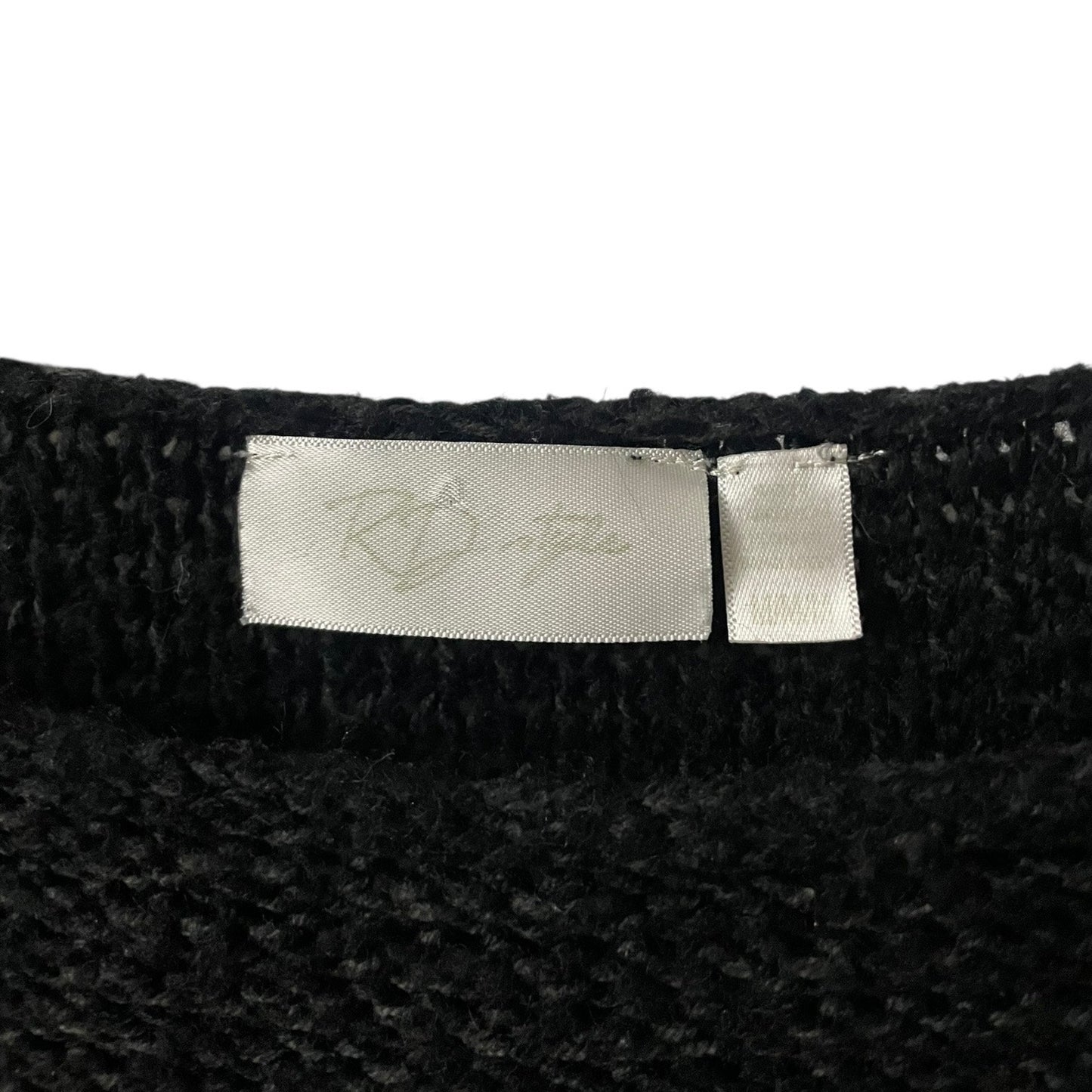RD Style Dark Grey Knit Crewneck Sweater