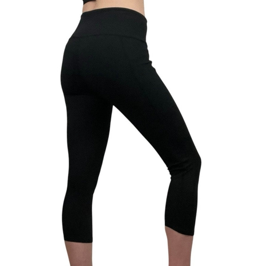 Zella Black Ankle Cropped Capris Active Leggings