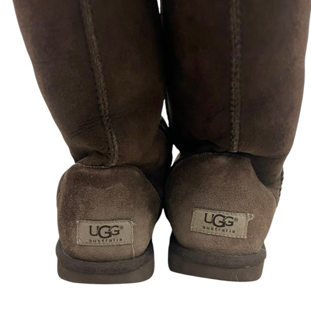 UGG Brown Fluffy Winter Boots