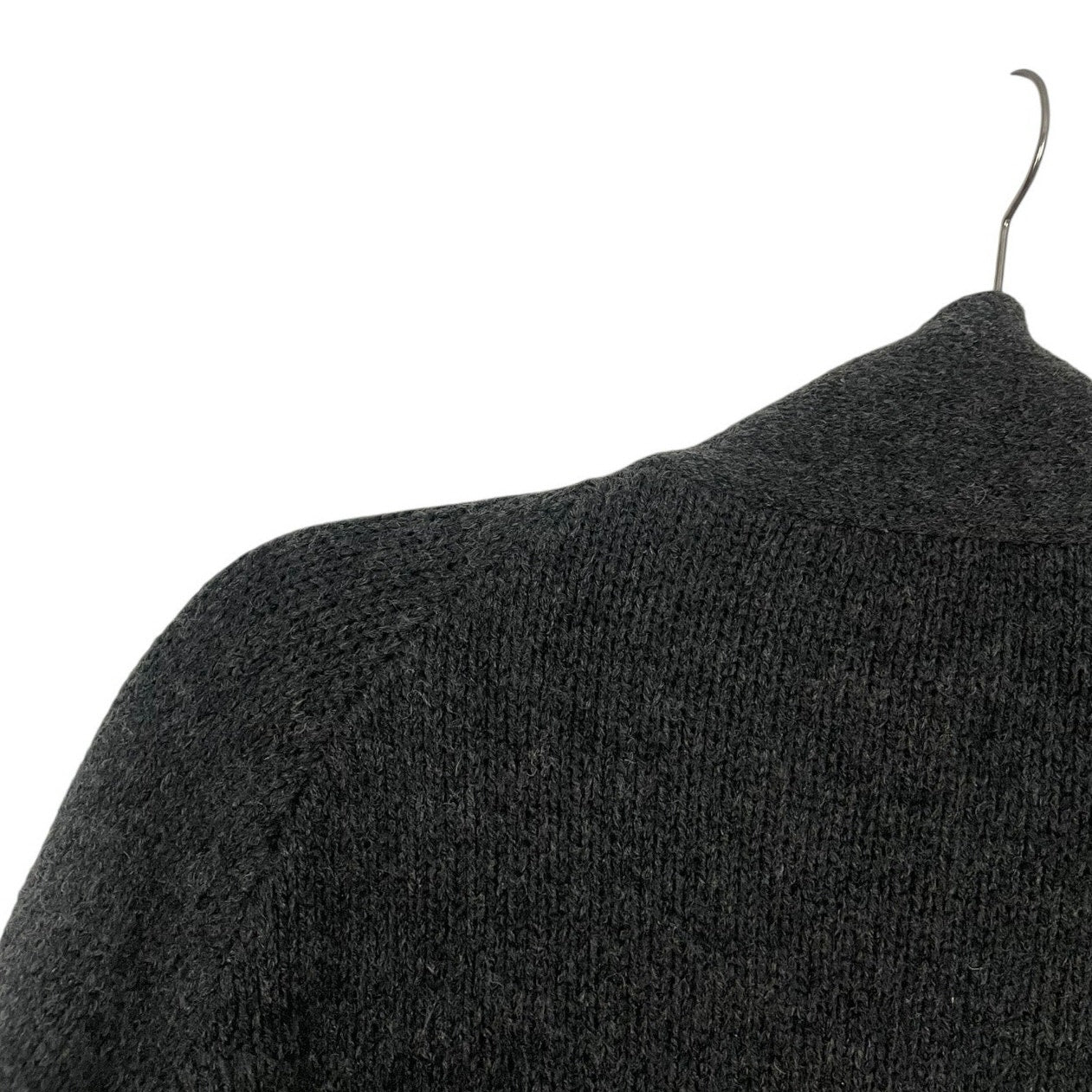 J. Jill Grey Knit Wool Cardigan Sweater