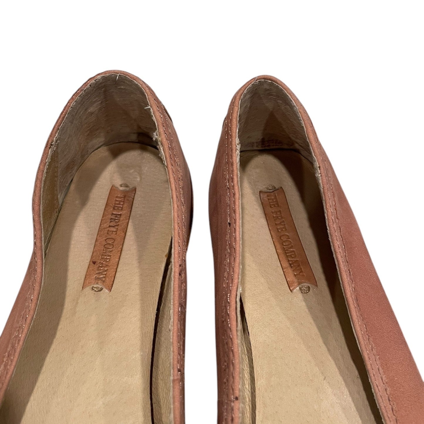 FRYE Pink Suede Slip-On Flats