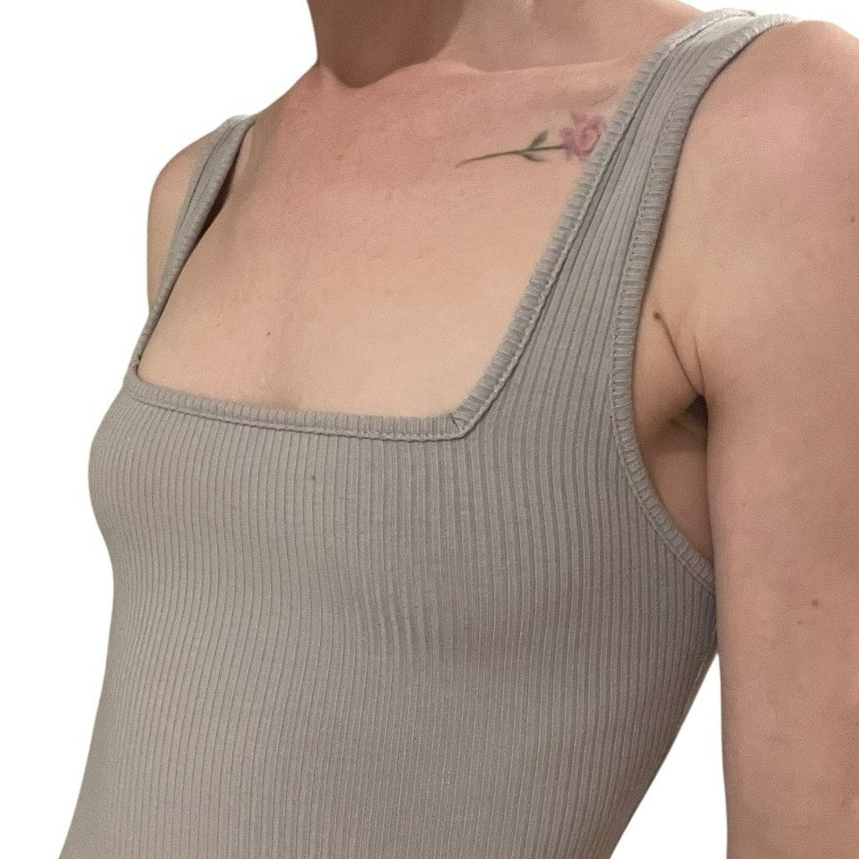 Forever 21 Light Purple Ribbed Bodysuit