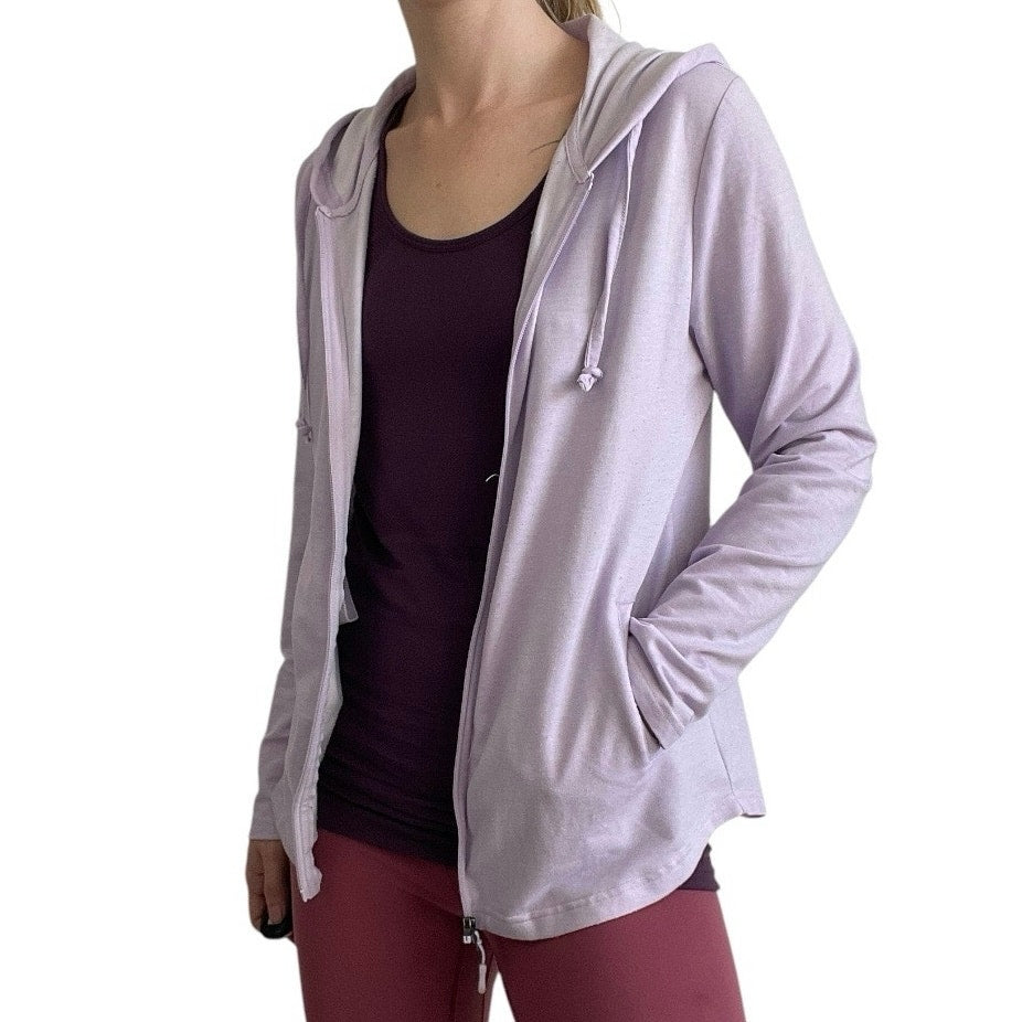 32 Degrees Cool Purple Zip Up Hooded Athletic Jacket