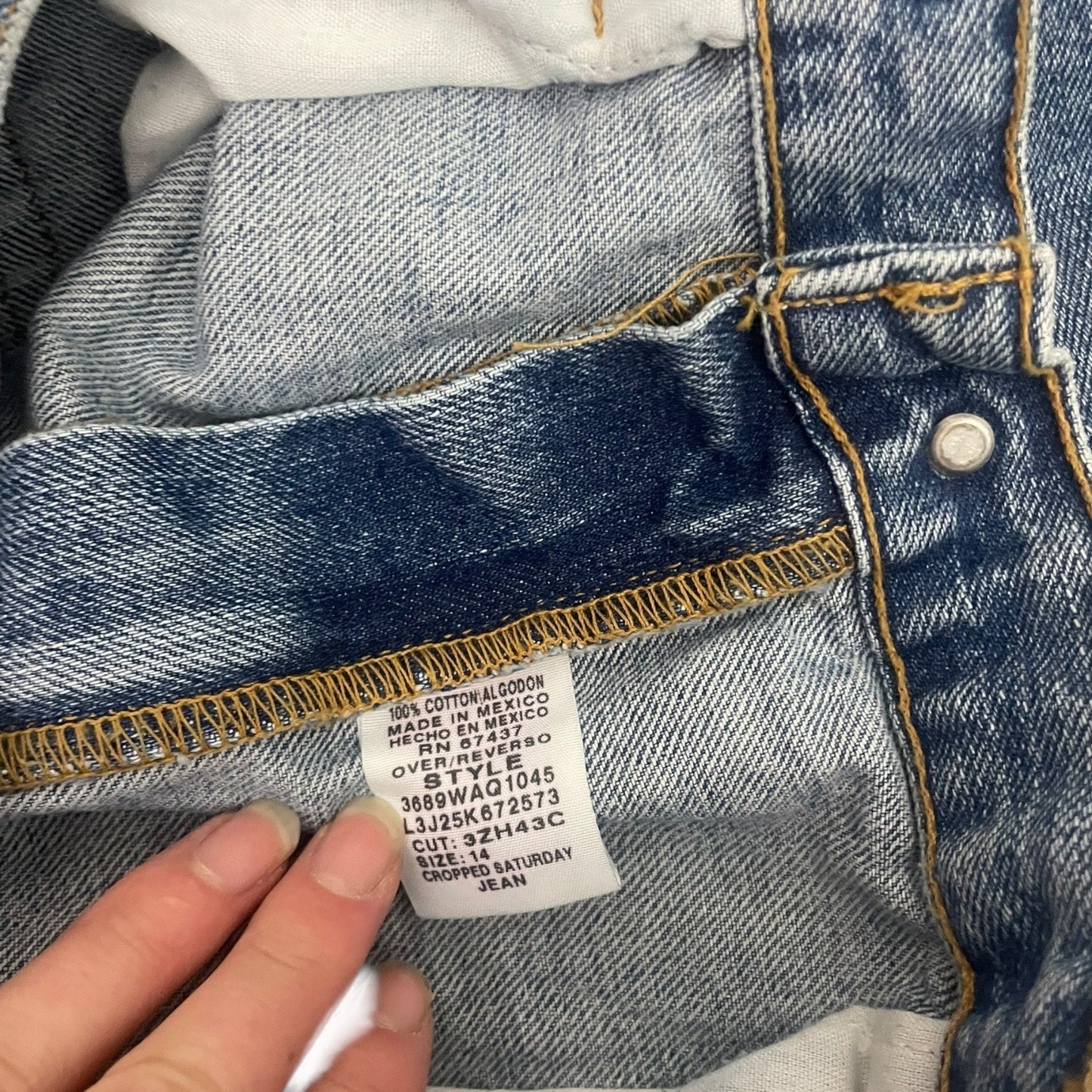 Polo Jeans Company by Ralph Lauren Vintage Cropped Saturday Jeans