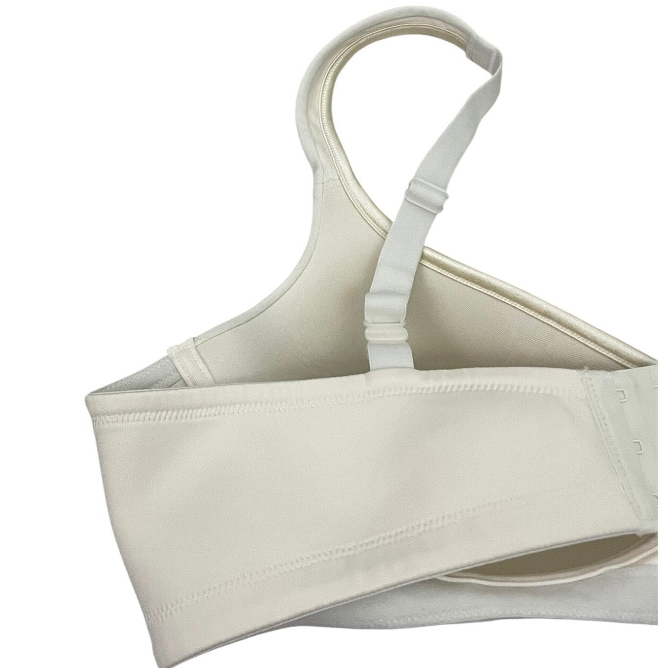 Vanity Fair Silky Cream Beaded Bow Padded Bra