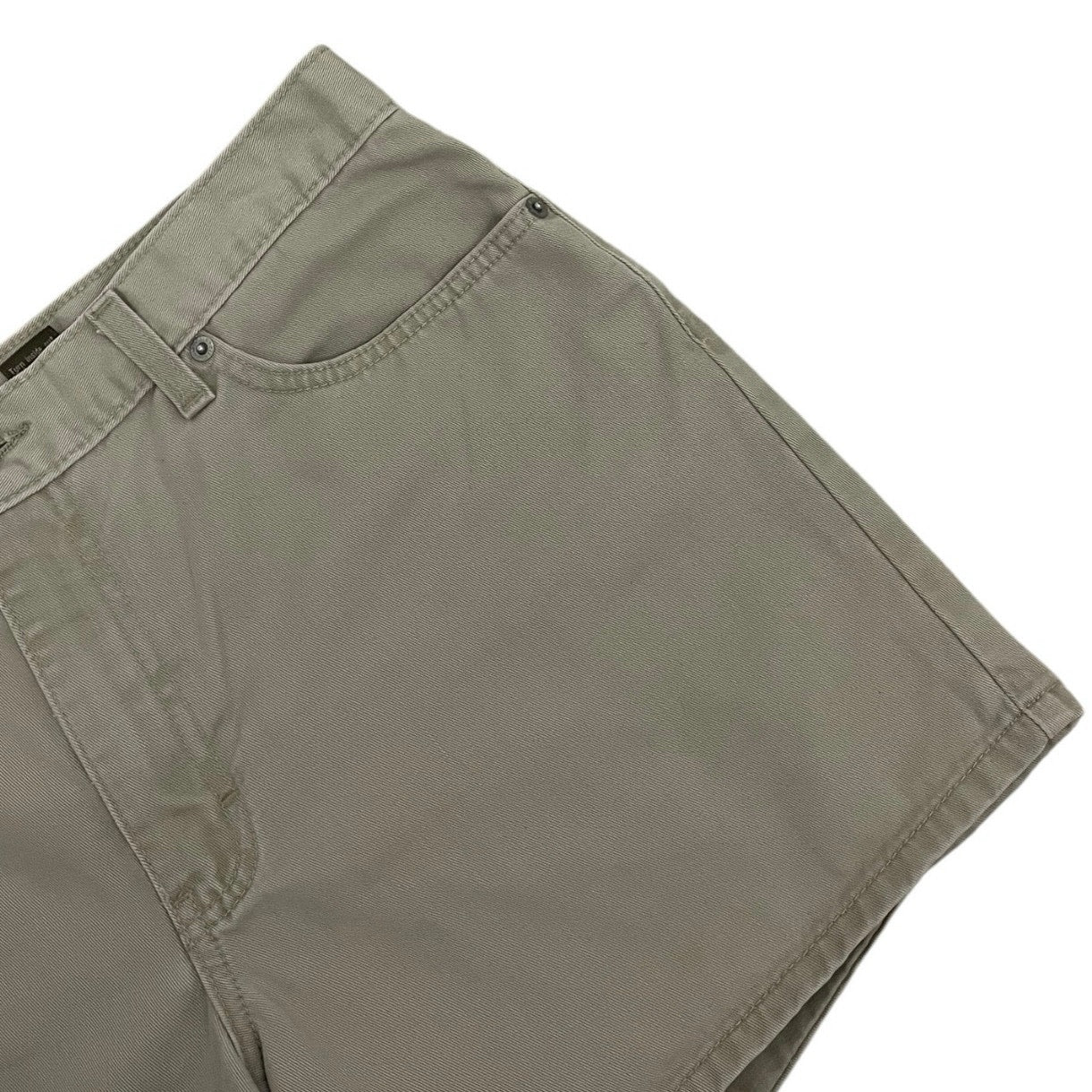 Calvin Klein Jeans Beige Flat Front Twill Khaki Shorts