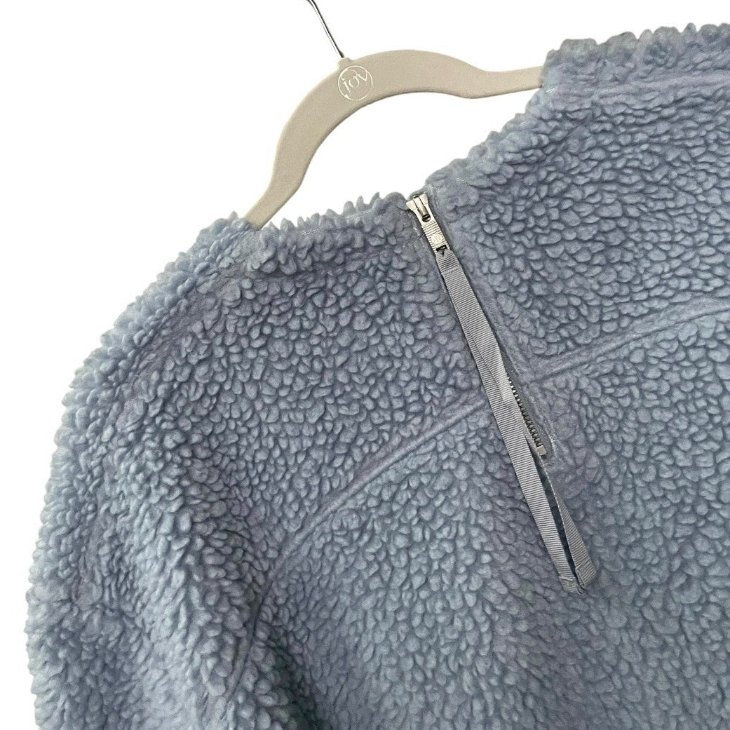 Lululemon Athletica Light Blue Fluffy Sherpa Teddy Sweatshirt