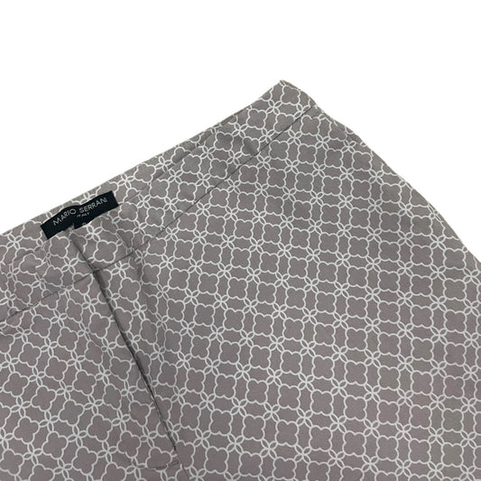 Mario Serrani Quatrefoil Print Midi Shorts