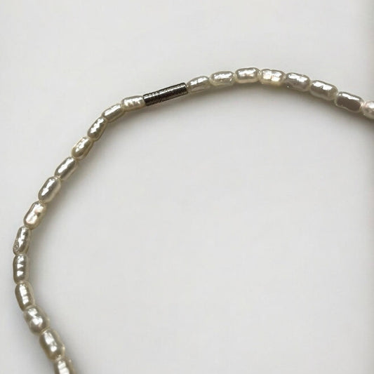 Vintage Cream Beaded Necklace