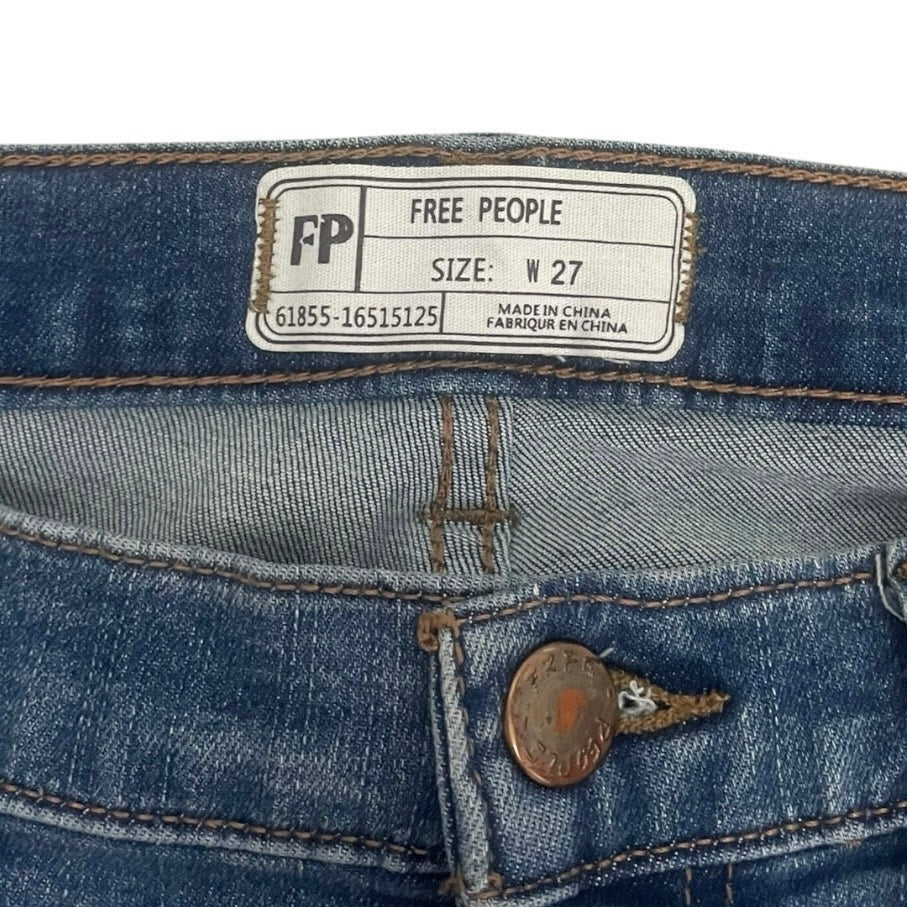 Free People Distressed Skinny Jeans