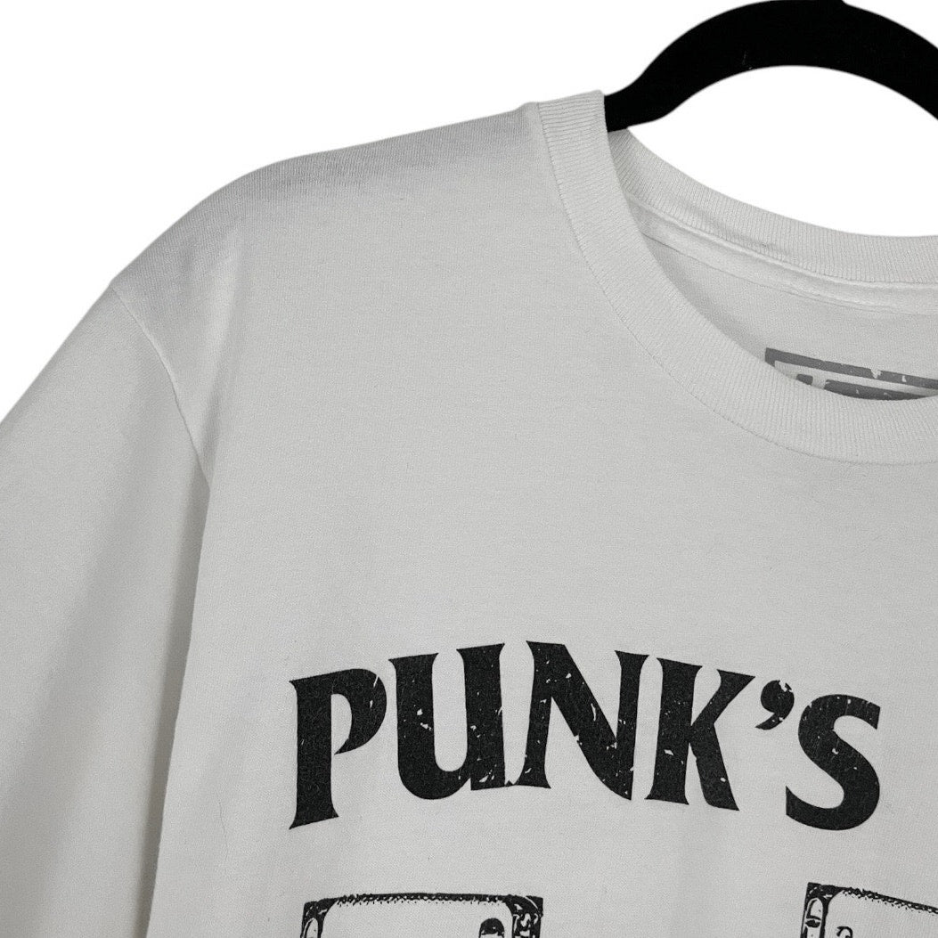 Learn to Forget Punk's Dead. 100 Dollar Bills White Graphic Tee