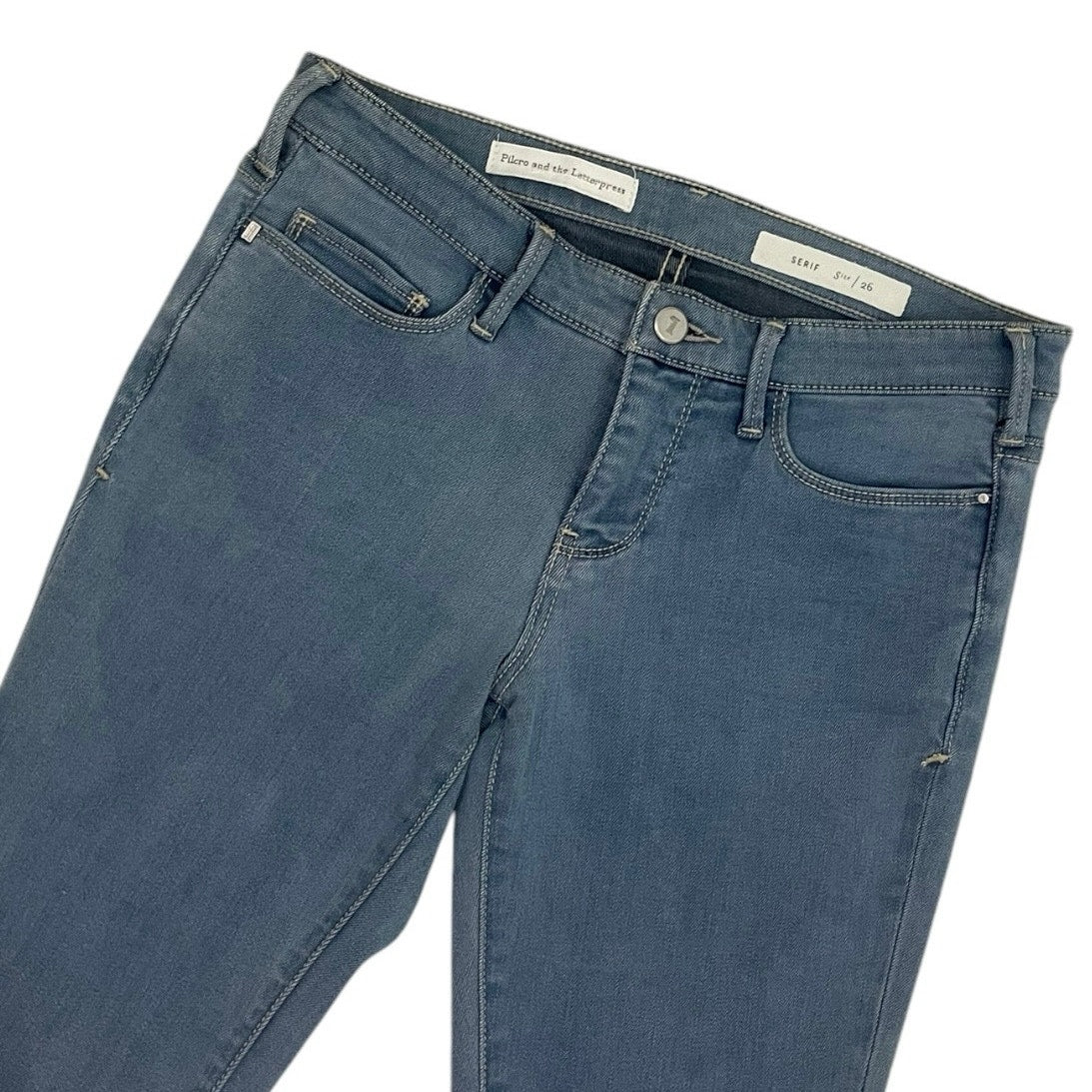 Pilcro and the Letterpress Serif Skinny Jeans