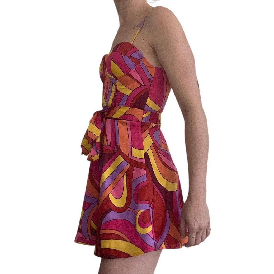Forever 21 Vibrant Colorful Mini Dress