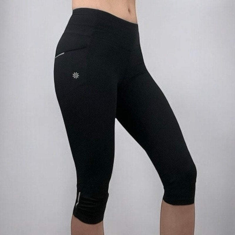 Athleta Black Cropped Athletic Leggings