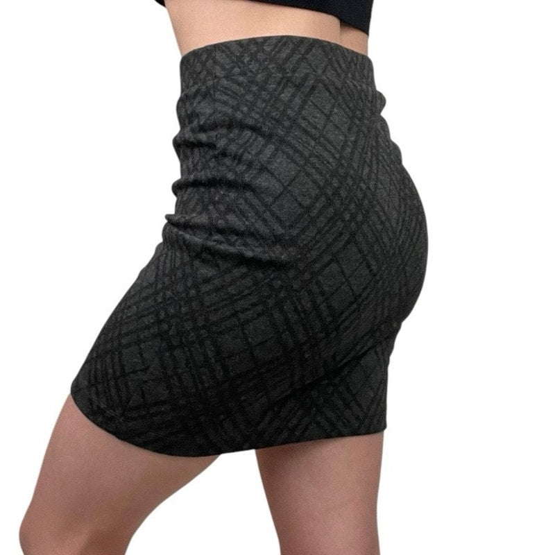 LOFT Outlet Grey Soft Pencil Mini Skirt