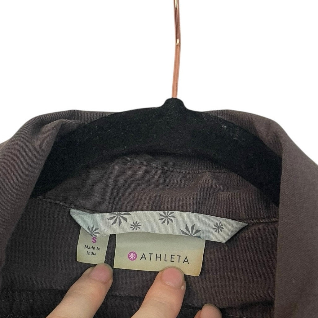 Athleta Brown Zip Up Jacket
