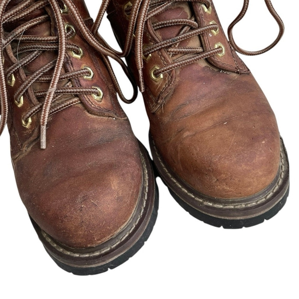 Vintage Colorado Genuine Leather Brown Oil Resistant Work Boots