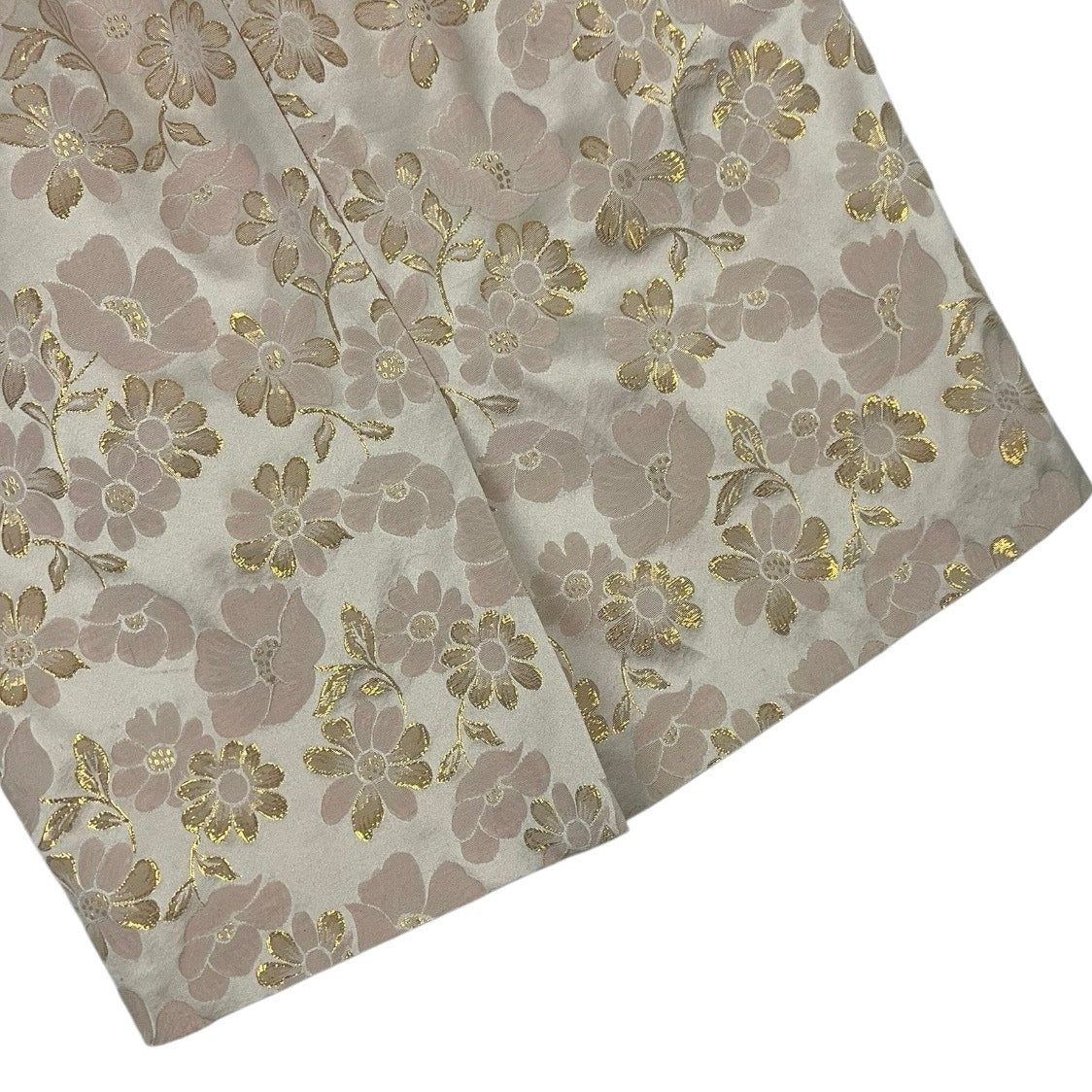Banana Republic Gold Floral Embellished Skirt