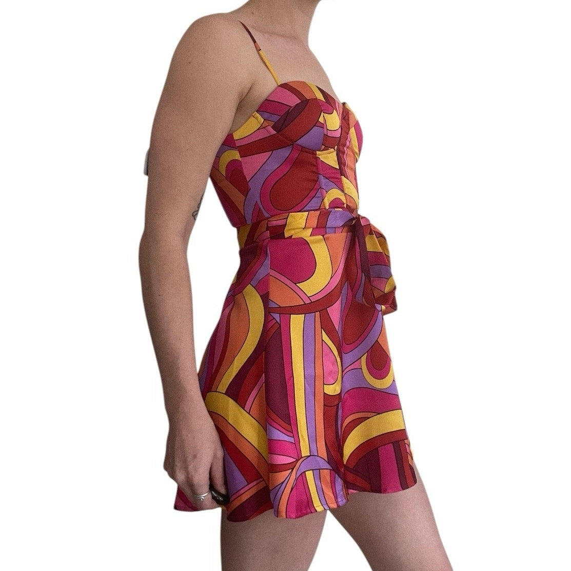 Forever 21 Vibrant Colorful Mini Dress