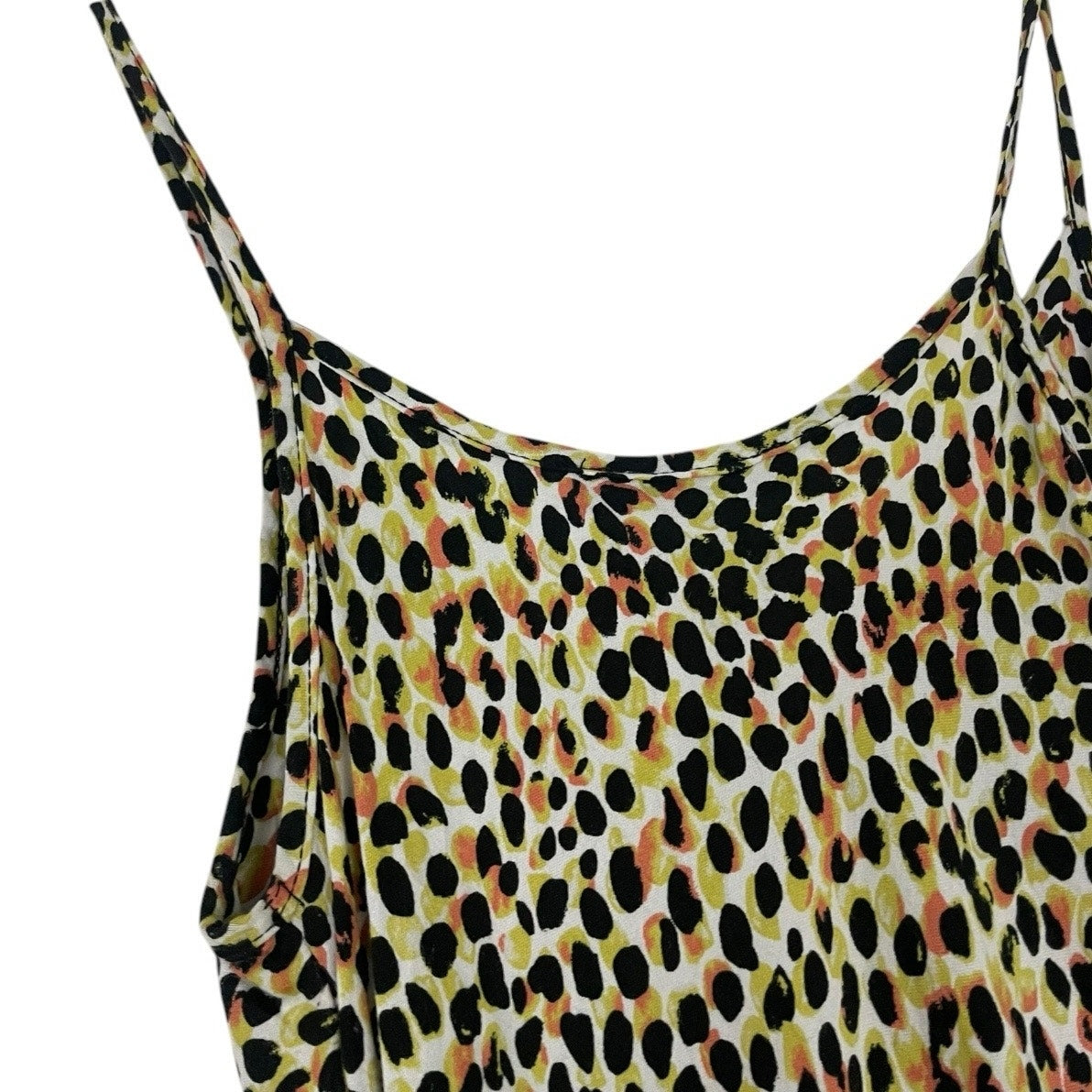 Final Touch Polka Dot Cowl Neck Tank Top