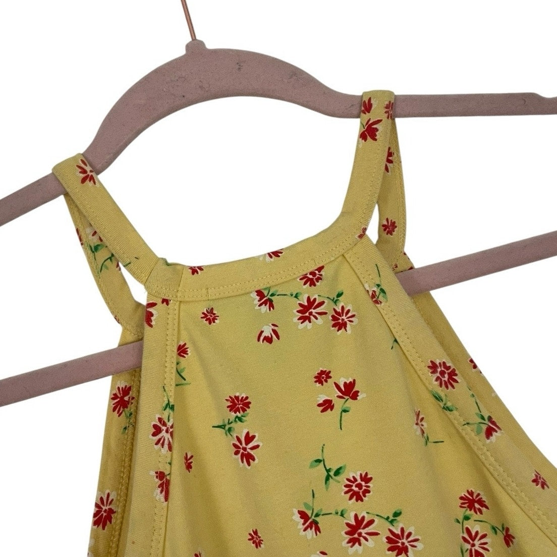 Forever 21 Yellow & Red Floral Bodysuit