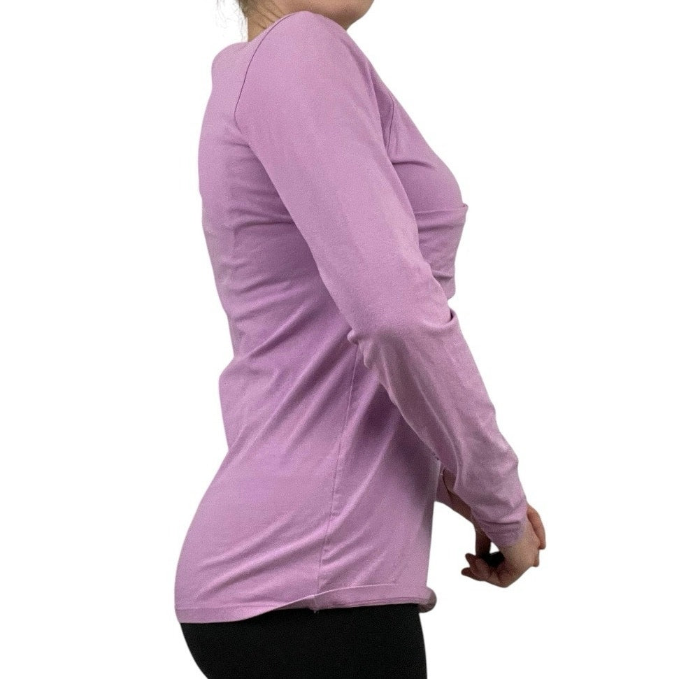 Athleta Purple Long Sleeve Active Blouse