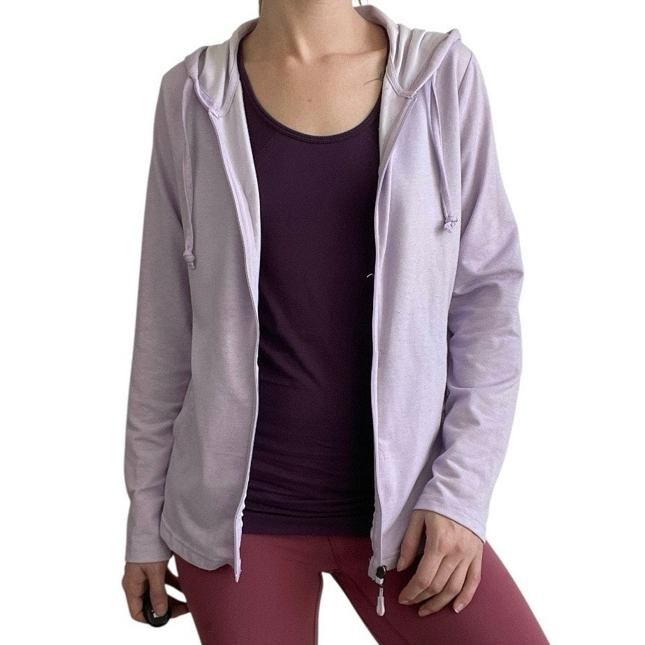 32 Degrees Cool Purple Zip Up Hooded Athletic Jacket