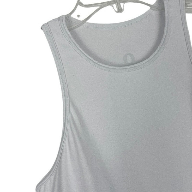 Donajo White Athletic Tank Top