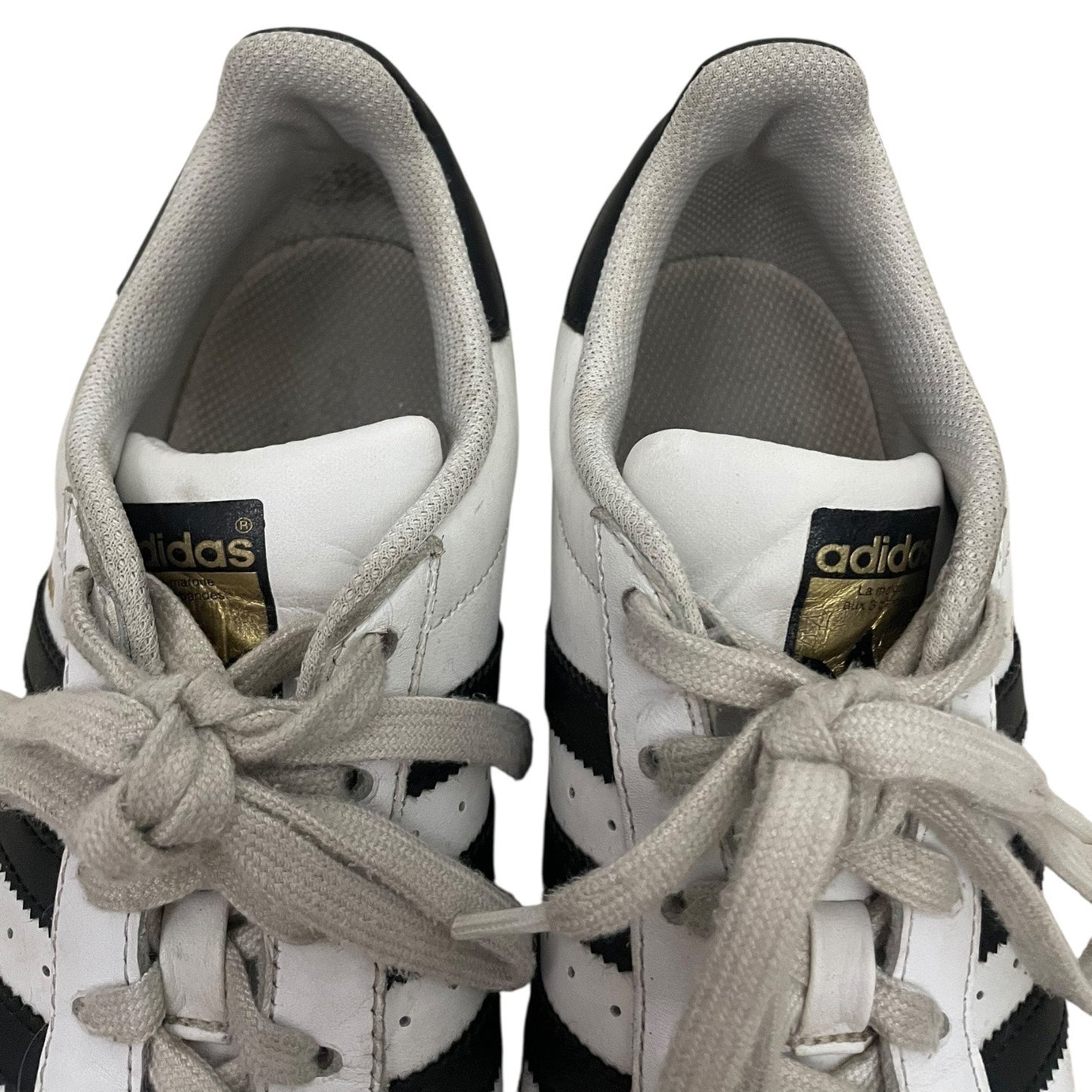 Adidas Black & White Superstar Sneakers