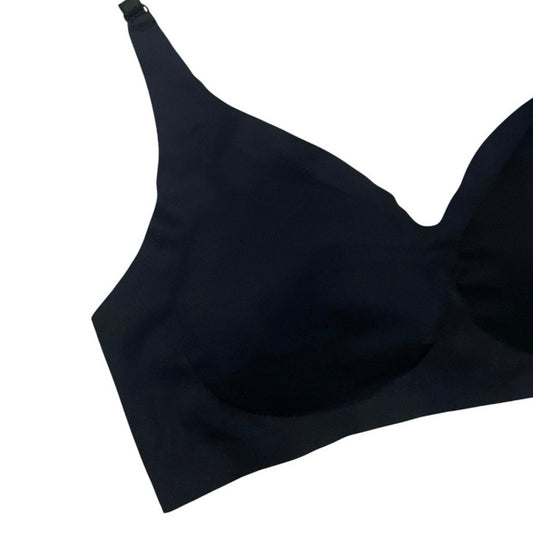 Black Seamless Padded Comfort Bra