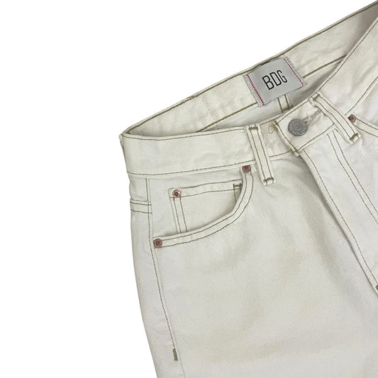 BDG Cream High Rise Cowboy Jeans