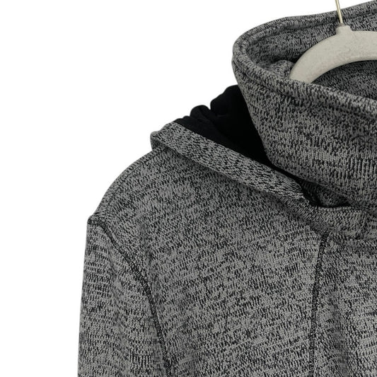 Kenneth Cole Reaction Grey Zip Up Quick Dry Headphone Access Hoodie Sweatshirt