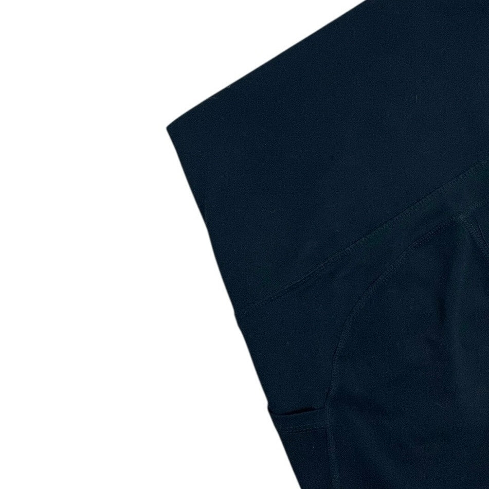 Navy Blue High Rise Active Leggings with Pockets