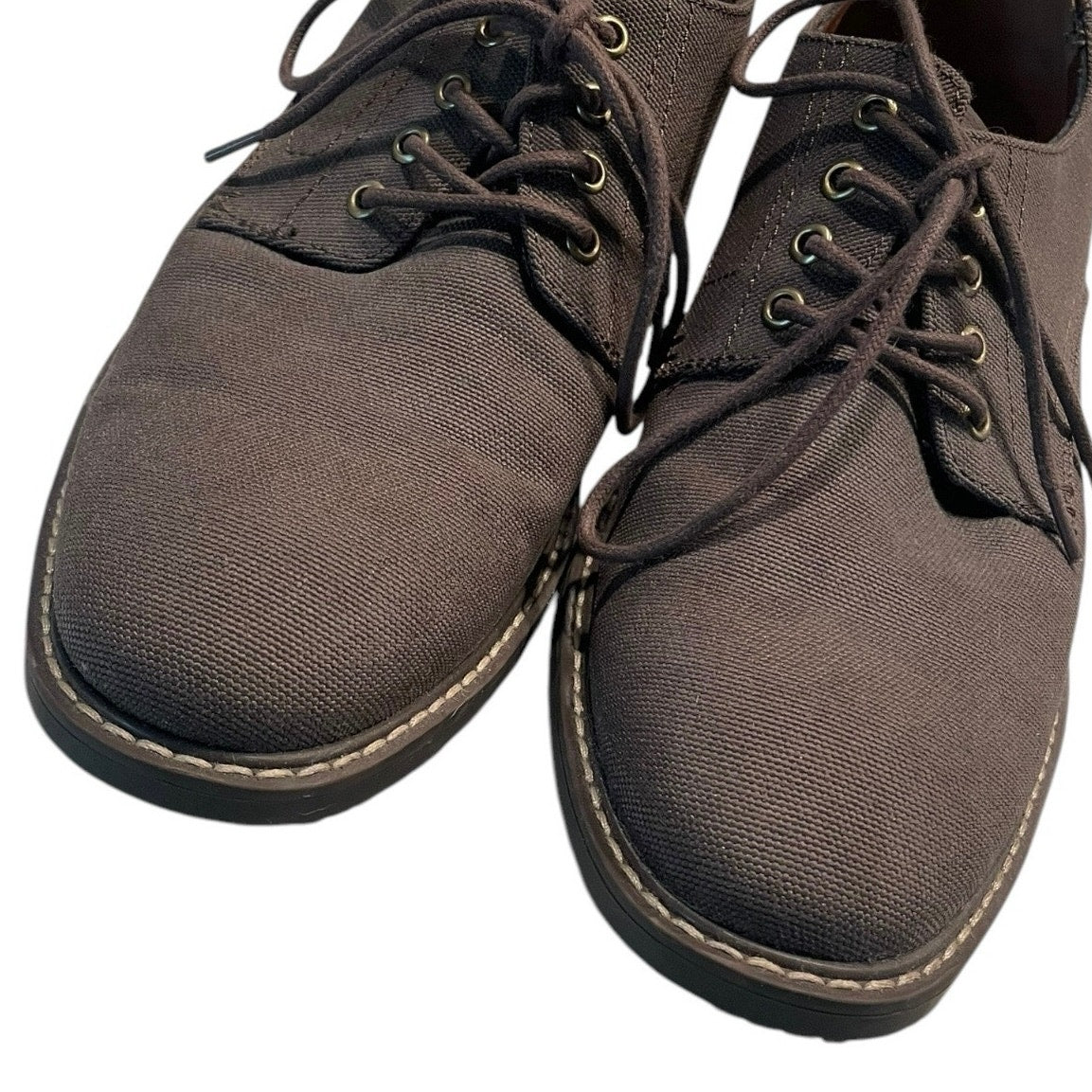 Guess Mens Brown Lace Up Dress Shoes