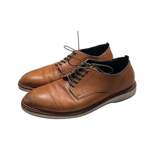 Cole Haan Mens Tan Grand OS Lace Up Dress Shoes