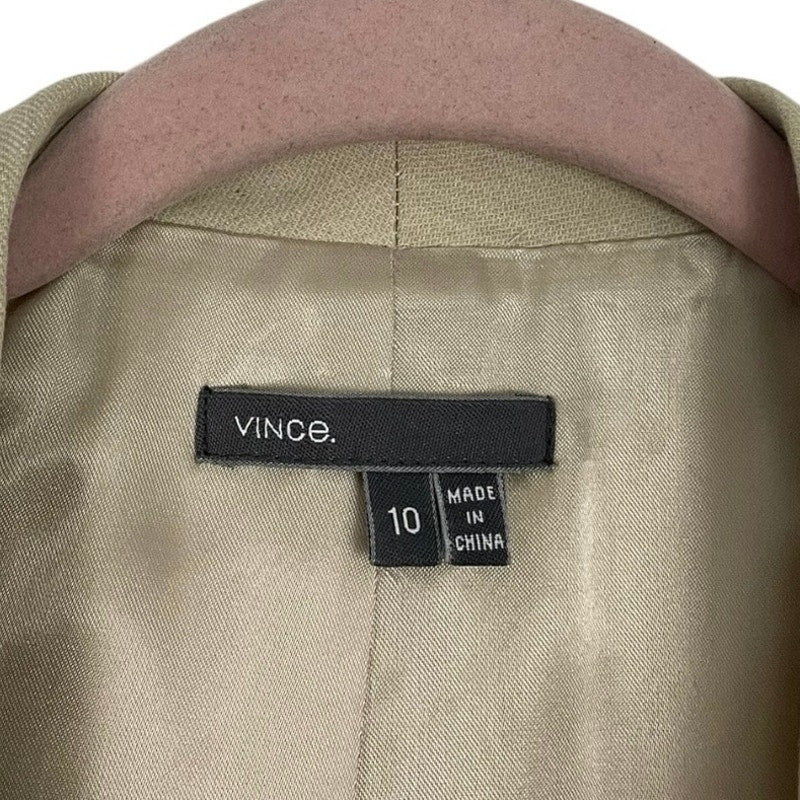 Vince Cream One Button Down Blazer