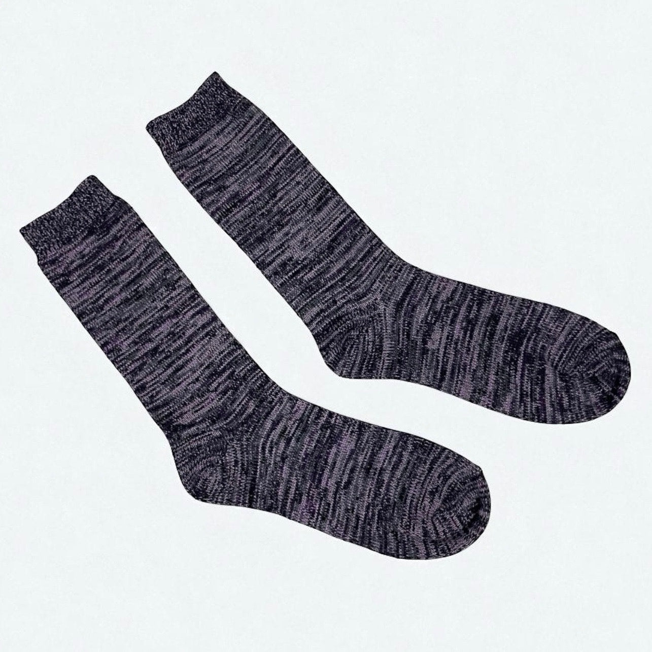 NWOT Purple & Black Mid Calf Socks
