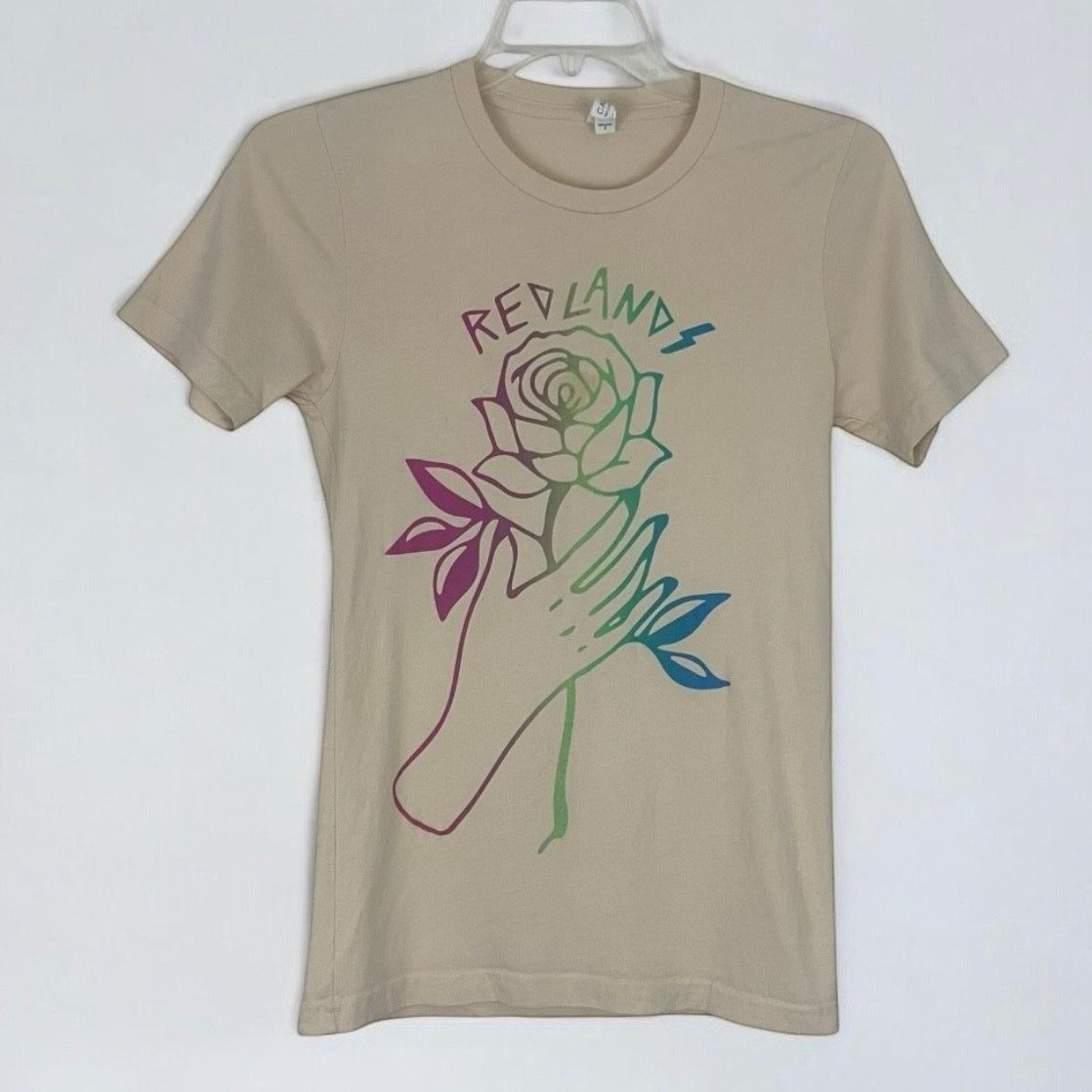 Bella + Canvas Soft Cream Redlands Rose Graphic Top