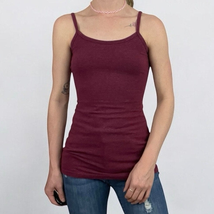 BKE Maroon Camisole Tank Top