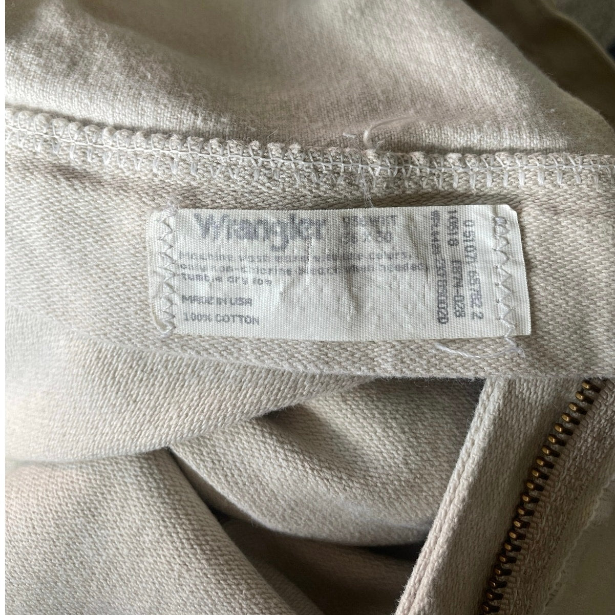 Wrangler Mens Beige Cotton Pants