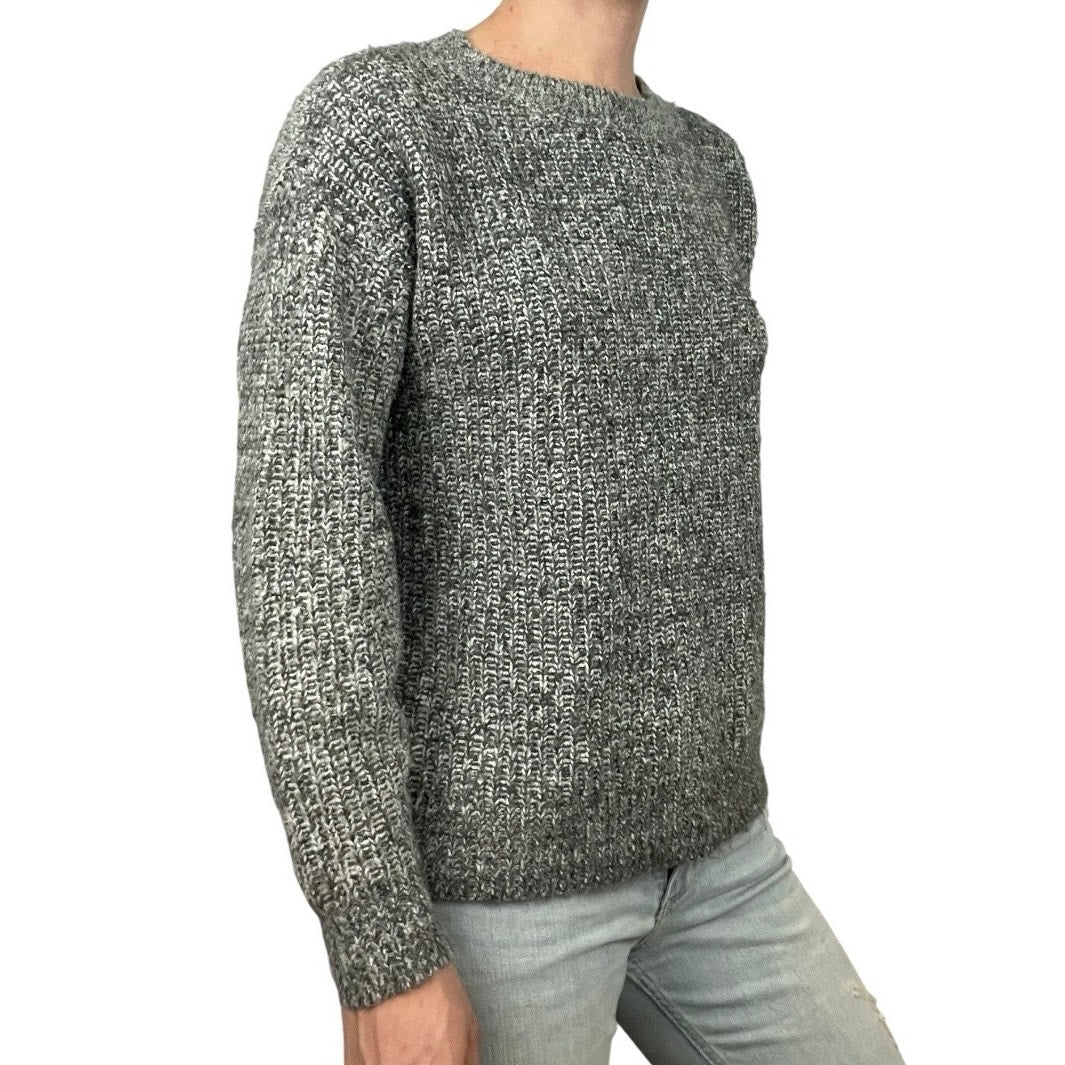 Caslon Grey Knit Crewneck Sweater