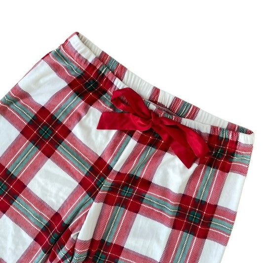 Stars Above Red & Green Plaid Pajama Pants