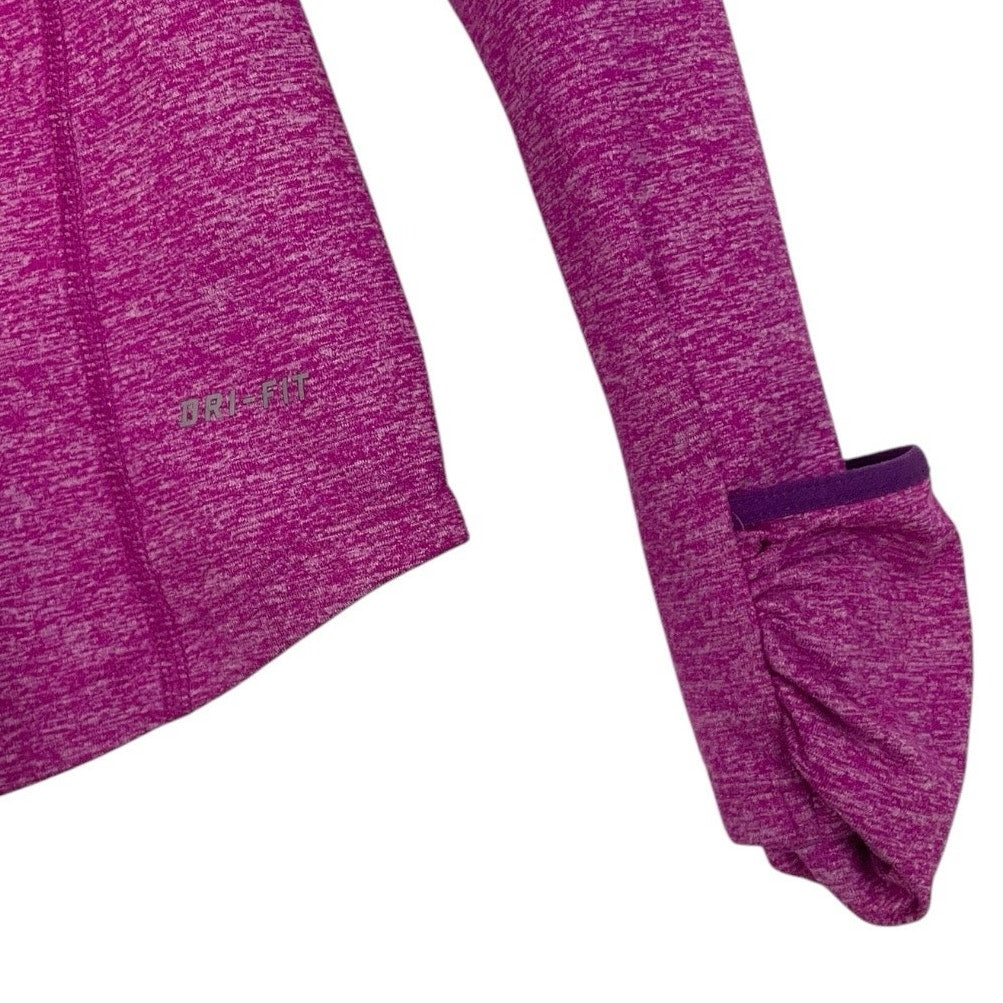 Nike Running Pink Dri-fit Active Hooded Sweatshirt
