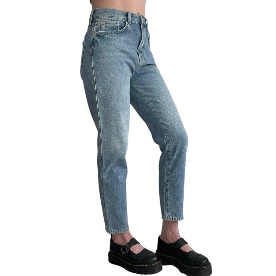 We The Free High Rise Straight Leg Jeans