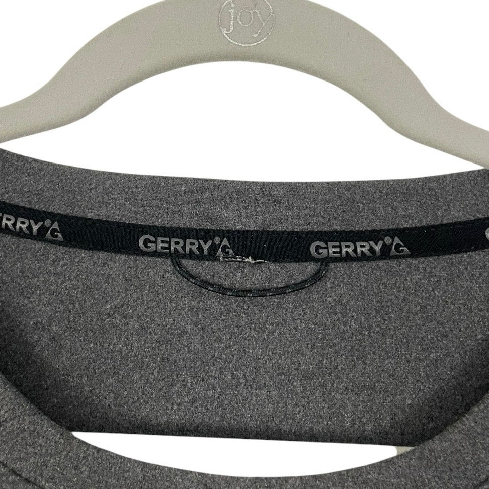 Gerry Charcoal Grey Striped Pullover Sweatshirt
